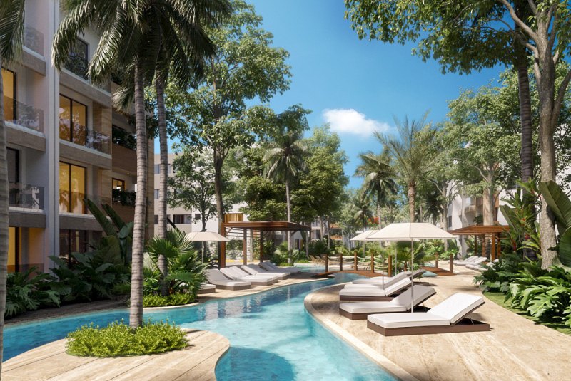 Render residencial de Garden City Punta Cana