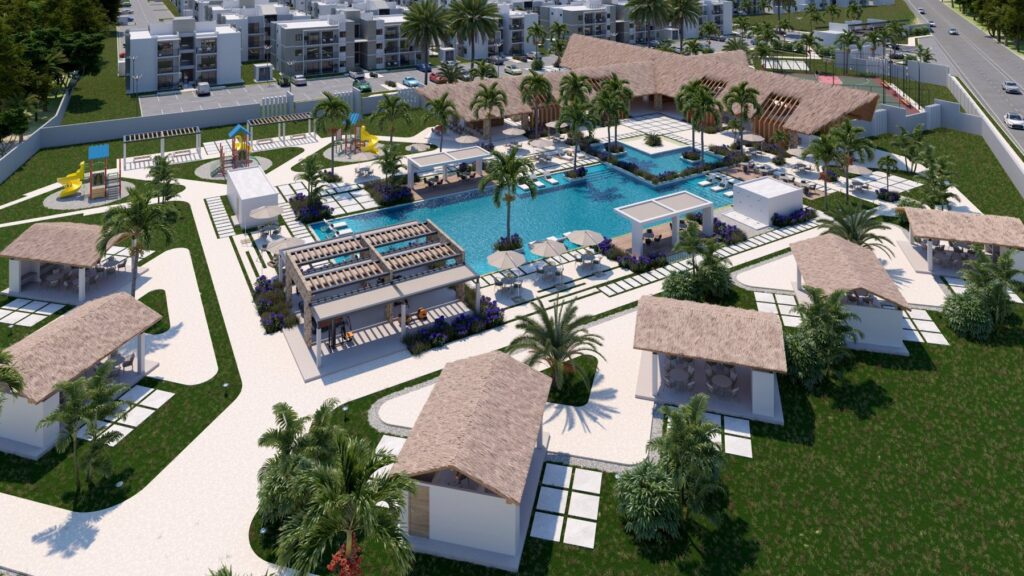 Vista 3 del proyecto Los Robles Residences en Bávaro